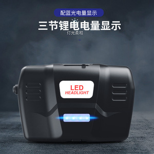 Lampe frontale LED rechargeable USB Xinster 5000 mAh haute puissance pour la pêche et l'exploitation minière en extérieur - Product Image 4
