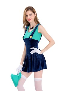 ชุดเดรสสายเดี่ยวพิมพ์ลายฤดูร้อนสำหรับงานฮาโลวีนใหม่ของลัวลัน ชุดเกมสำหรับผู้หญิงผู้ใหญ่สำหรับการแสดงบนเวที - Product Image 2