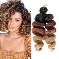 Extensions de tresses au crochet, cheveux pré-étirés, Expression Curly, cheveux synthétiques bouclés à la française pour tressage au crochet