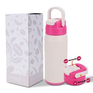 Customized Company Gift Cup - Portable Double-layer Stainless Steel Outdoor Sports Water <b>Bottle</b> - Product Image 1