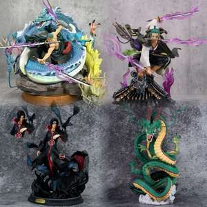 Figurines d'action GK Roronoa Zoro Trois lames Sa-maximum Manga Anime Statue Action Figure Collection Modèle Kid Toy