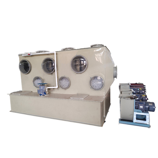 Customizable Eco-Friendly Industrial Air Purification System Advanced Filtration Technology Wet Scrubber Horizontal Exhaust Gas