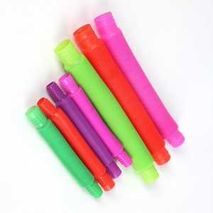 Jouet anti-stress super cool en PVC/plastique, tubes lumineux pliables de petite taille L12CM, tubes pop en silicone mignons, jouet éducatif à presser pour la décompression - Product Image 6