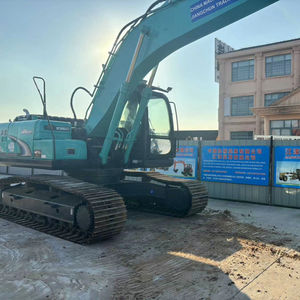 Bon prix Excavatrice hydraulique d'occasion Kobelco SK210 Chantier de construction Matériel de terrassement Puissance forte Performance stable - Product Image 1