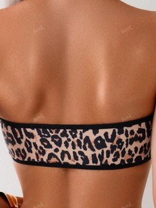 Bikini Sexy con Estampado de Leopardo Premium 2026, Traje de Baño de Dos Piezas para Mujer, Estilo Europeo, para Playa o Aguas Termales, Superventas - Product Image 3