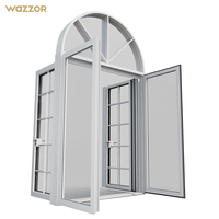Wazzor <strong>Best</strong> Quality Control House Simple <strong>Aluminium</strong> French <strong>Doors</strong> Entry <strong>Doors</strong> Modern