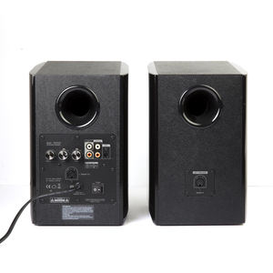 Vofull-Sistema de música portátil, altavoces de estantería con <span class=keywords><strong>Control</strong></span> remoto, caja de madera para el hogar - Product Image 5