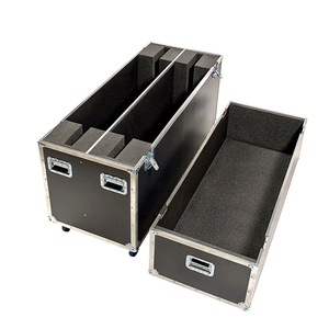 2 trong 1 Màn hình LED <span class=keywords><strong>LCD</strong></span> TV <span class=keywords><strong>ATA</strong></span> kép trường hợp tùy chỉnh được trang bị Heavy Duty 3/8 "Plasma TV chuyến bay Trường hợp Chất lượng cao nhôm Road trường hợp - Product Image 2