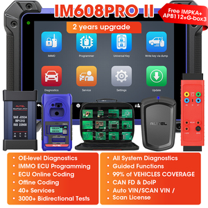 IM608pro II Automotive Locksmith Auto Key Programmer Car Obd2 Machine Tool All Keys Lost - Product Image 2
