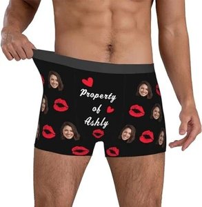Wholesale Custom Face Underwear Personalized Print Boxer Briefs With Photo <strong>for</strong> <strong>Husband</strong> <strong>Valentines</strong> <strong>Day</strong> <strong>Gifts</strong> - Product Image 2