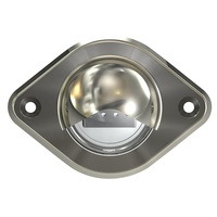 Feu de plaque d'immatriculation LED à montage en surface, en acier inoxydable, pour camion et remorque, conforme aux normes DOT/SAE/FMVSS108/RoHS