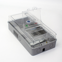 Caja Electrónica Transparente Antiflama GA17 IP65 Monofásica, Caja de Medidor de Energía Eléctrica Transparente de Plástico Ignífugo