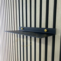 Akupanel Accessoire Cintre en acier Crochets en U Clip de montage Tableau magnétique Étagère d'affichage pour panneaux muraux en bois à lattes acoustiques insonorisées