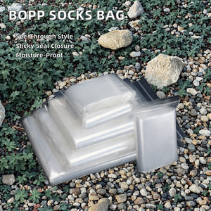 Zipper Bag for Socks Moisture-Proof Gravure Printing Surface Handling - Product Image 3