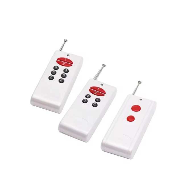 1km Transmitter Range RF 315 433Mhz Universal Remote Control 2/6/8 Keys for Fan Lamp Garage Remote Control