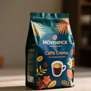 Emballage personnalisé Mopp, sac à café <span class=keywords><strong>Movenpick</strong></span> à huit soudures latérales, impression numérique, sachets en plastique refermables pour café de qualité supérieure - Product Image 5