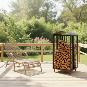 <span class=keywords><strong>Abri</strong></span> de jardin en cèdre anthracite écologique sur roues - Solution de rangement portable robuste et durable, facile à assembler - Product Image 2
