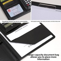 Carpeta Multifuncional A4 para Oficina, con Pinza Resistente, para Contratos de Venta, Regalos Empresariales