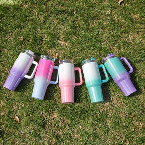 Vaso Térmico de Acero Inoxidable de 40 oz, a Prueba de Fugas, de Gran Capacidad, para Viajes <span class=keywords><strong>en</strong></span> Auto, para Bebidas Calientes y Frías, con Pajita - Product Image 5