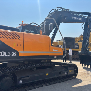 Excavatrice hydraulique de chenille de 22 tonnes de l'excavatrice Offre Spéciale utilisée de Hyundai R220LC 9S pour des projets de développement d'infrastructure et de route - Product Image 1