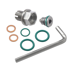Kit Universale Tappo Scarico Olio M14*1.5 in Acciaio Inossidabile, Riparazione Filettatura Autofilettante Maggiorata per Vaschetta Olio Danneggiata, Sigillatura Antiperdita - Product Image 1