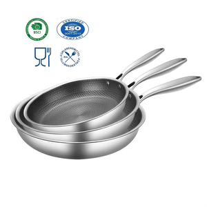Sartén antiadherente de inducción de acero inoxidable de una sola capa, sartenes de panal para cocina, Sartenes Acero Inoxidable - Product Image 1