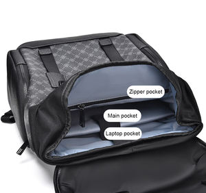 Nouveau produit 2025, sac à dos d'école de luxe, design de créateur, imperméable, antivol, doublure en polyester, sac à dos pour ordinateur portable, sac de voyage pour ordinateur - Product Image 5