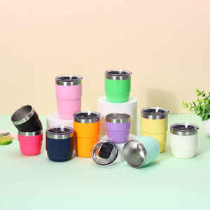 304 Stainless Steel Insulated Mini Milk Tumbler with 6-12 Hours Thermal Insulation Leak-Proof & Eco-Friendly - Product Image 1