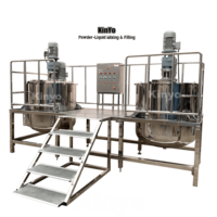 Usine KinYo SS304 chemisé chaleur mélangeur électrique Machine avec liquide shampooing crème mélangeur détergent à lessive mélangeur