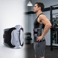 Ceinture de soutien lombaire sportive pour la musculation et la gym, respirante, avec compression et corde de traction réglable