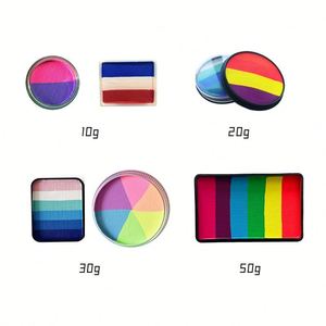 สีเพ้นท์หน้าแบบน้ำ ขนาดใหญ่ สีรุ้ง สำหรับแต่งหน้าฮาโลวีน วาดลายบนร่างกาย สำหรับเด็ก - Product Image 4