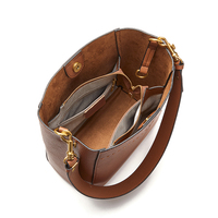 Vintage Haute Qualité Cuir Véritable Femme Sacs Tote Épaule sous le Bras Fabricant OEM MOQ Bas Gros