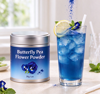 Pasokan Pabrik Bubuk Bunga Butterfly Pea Grosir Bunga Butterfly Pea Bubuk Biru MOQ Rendah