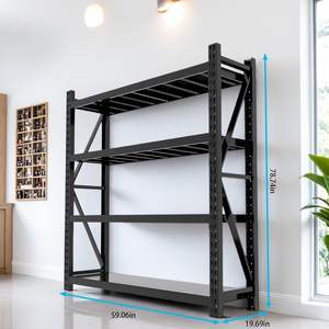 Estanterías Metálicas para Garaje, Estante de Almacenamiento de 4 Niveles, Estanterías Industriales de Acero - Product Image 6