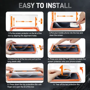 Ultra 2.5D Privacy Screen Protector IPhone 13 15 Pro Max Easy Installation Kit Compatible All Models Anti-Shock Mobile Phone