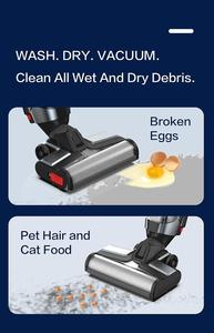 Máy hút bụi không dây 4 trong <span class=keywords><strong>1</strong></span>, hút khô và ướt, tự làm sạch, trợ lý giọng nói, pin sạc rời, dùng cho gia đình - Product Image 5
