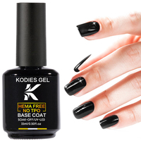 Nouvel arrivage Couche de base en caoutchouc sans TPO HEMA Vernis à ongles en gel Longue durée UV Semi Permanent Nail Supplies No TPO Base Gellak