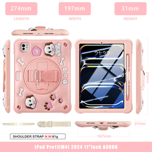 Funda para <span class=keywords><strong>iPad</strong></span> 11.ª Generación 2025, Air 11 2024, <span class=keywords><strong>Chip</strong></span> M2 2025, M3, Tablet, para Niñas y Niños, para <span class=keywords><strong>iPad</strong></span> Pro 11, 7, 8, <span class=keywords><strong>9</strong></span>, 2019 - Product Image 6