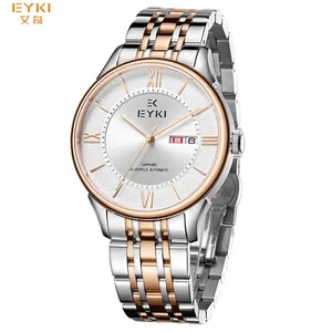 EYKI-montre d'affaires pour hommes, modèle E9071L, original, analogique, automatique, mécanique