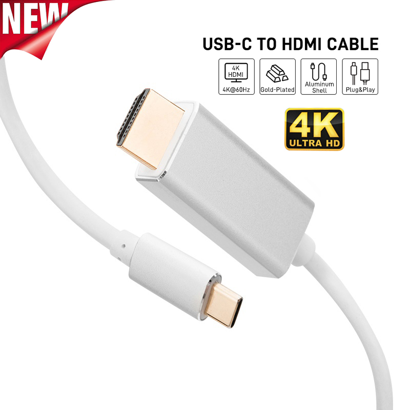 Cable HDMI de teléfono a TV, Cable USB tipo C a HDMI, 4K, 60Hz, calidad perfecta