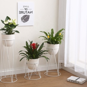 Support à plantes en forme <span class=keywords><strong>d</strong></span>'épingle à cheveux, blanc et noir, pot de fleurs, jardinière, pot de fleurs vert à la mode chinoise, <span class=keywords><strong>d</strong></span>écoration intérieure, support à fleurs - Product Image 6