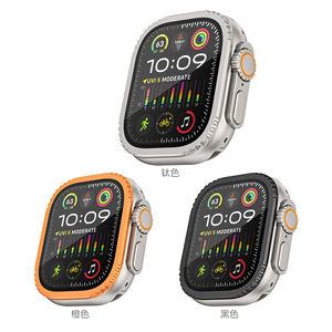 Boîtier de montre en verre trempé en métal avec réglage de gemme de 44mm pour Apple I Ultra 3 Samsung 7 - Product Image 6