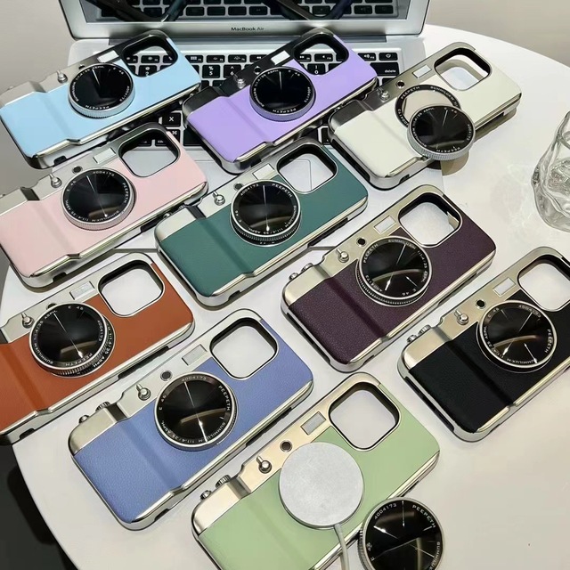 New Design Integrated Camera Phone case for iPhone 16 17 Pro and Max Magnetic Mirror Protective Cover
