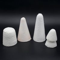 Cône en fibre céramique thermoformé pour le trou de prélèvement, pièces réfractaires pour l'isolation thermique de la zone de prélèvement des fours