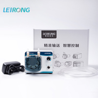 Pompe péristaltique de laboratoire miniature à moteur DC de haute qualité pour fluides visqueux LEIRONG ZP300, à débit réglable