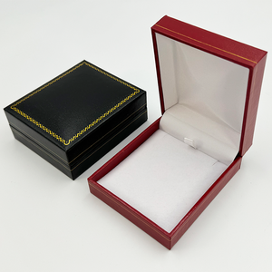 Yunfai bán buôn biểu tượng tùy chỉnh sang trọng PU đồ trang sức bao bì hộp nhựa da hộp đồ trang sức bông đầy hộp đồ trang sức - Product Image 3