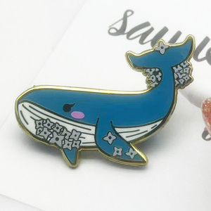 Sáng Tạo Mới Lạ Thiết Kế Cá Nhân Cuộc Sống Biển Kim Loại <span class=keywords><strong>Pin</strong></span> Huy Hiệu Sống Động Sống Động Cá Hình Mềm Men Ve Áo <span class=keywords><strong>Pin</strong></span> - Product Image 2
