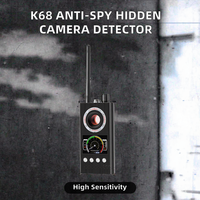 Détecteur de caméra espion portable K68, détecteur de signal radio sans fil RF, détecteur de signal GPS, alarme