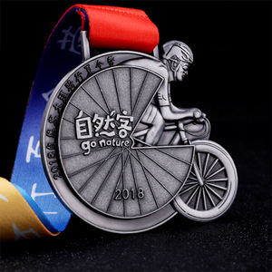 Medallas de Ciclismo de Metal de Primera Calidad, Fabricación, Diseño, Impresión y Grabado de Medallas de Ciclismo Personalizadas de Alta Calidad - Product Image 1