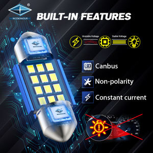 Bombillas Led para techo de coche, luz Interior de techo, luz de lectura, 12V, <span class=keywords><strong>Feston</strong></span> C5W, precio de fábrica - Product Image 3